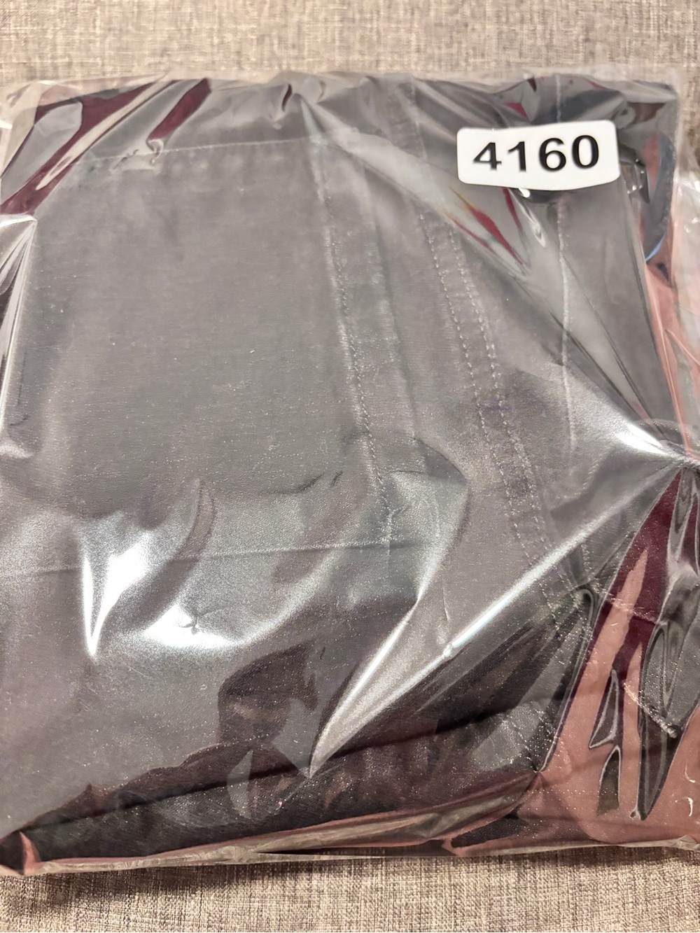 Soft Surroundings Comfort Black Straight Leg Jeans 12”Rise Unfinished Hem 36x27 - Picture 11 of 11